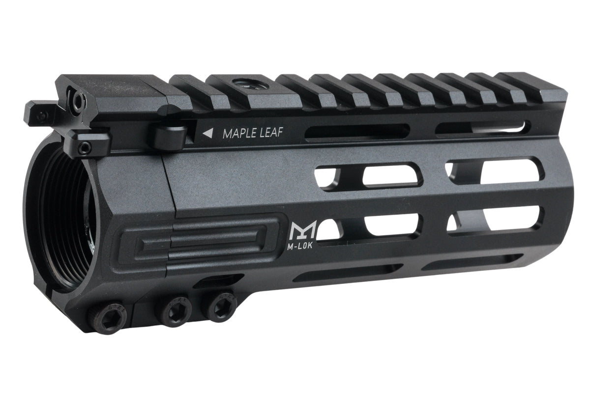 Maple Leaf CNC 5.5 inch 'TakeDown' M-Lok Handguard for WE/ VFC/ GHK M4 GBB Airsoft