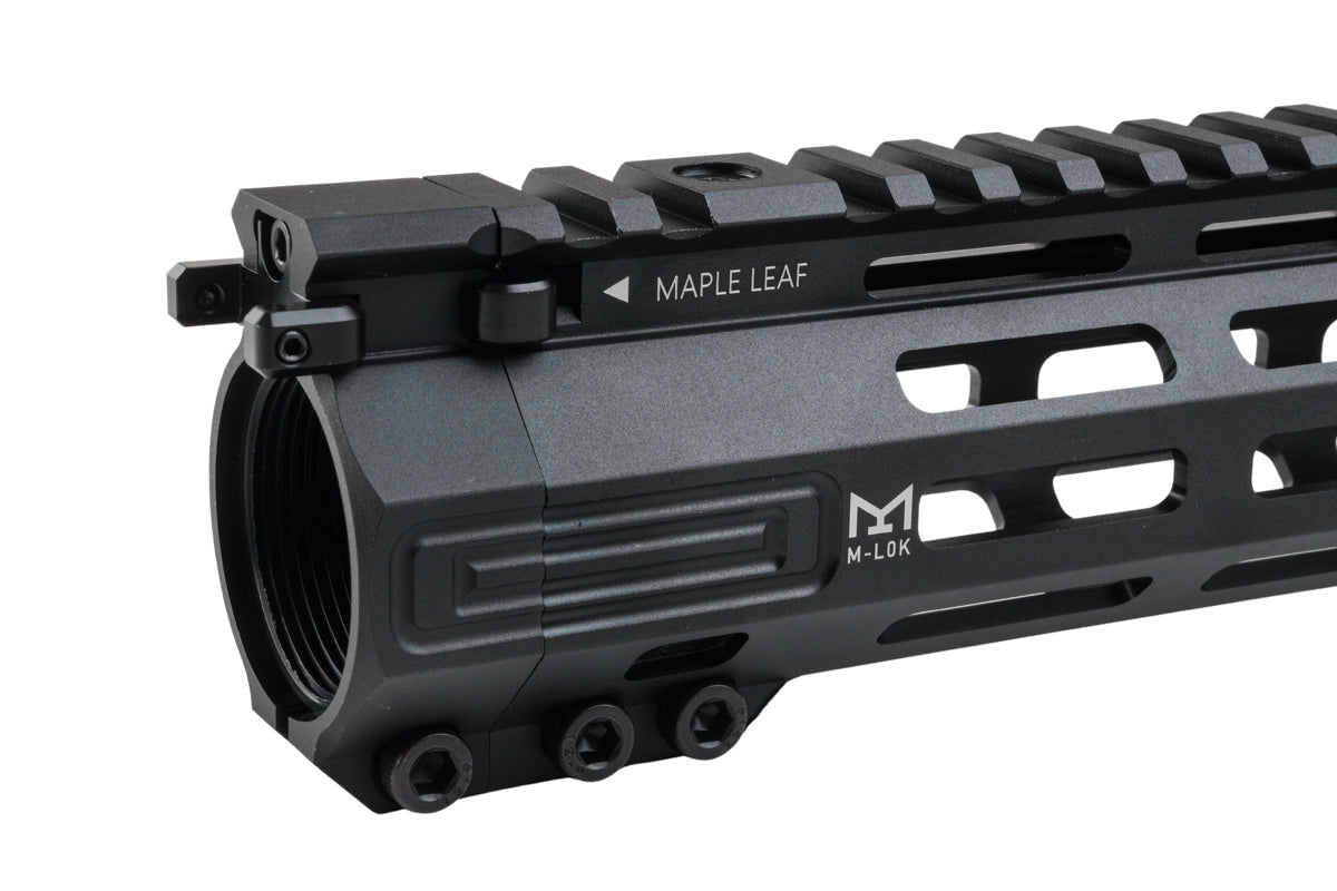 Maple Leaf CNC 9.5 inch 'TakeDown' M-Lok Handguard for WE/ VFC/ GHK M4 GBB Airsoft