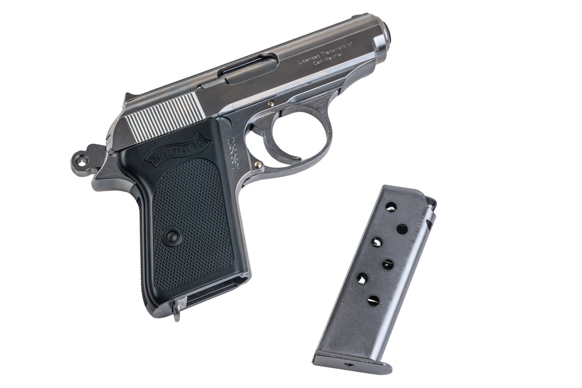 Marushin (Carl Walther) Walther PPK Early HW Model Gun (Silver)