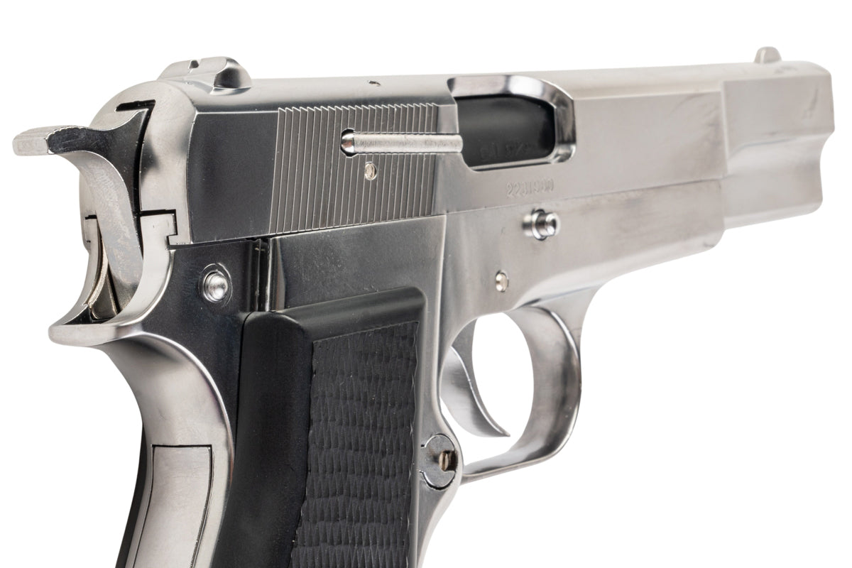Marushin Browning Hi-Power Canadian Model Gun (Silver/ Black Grip)