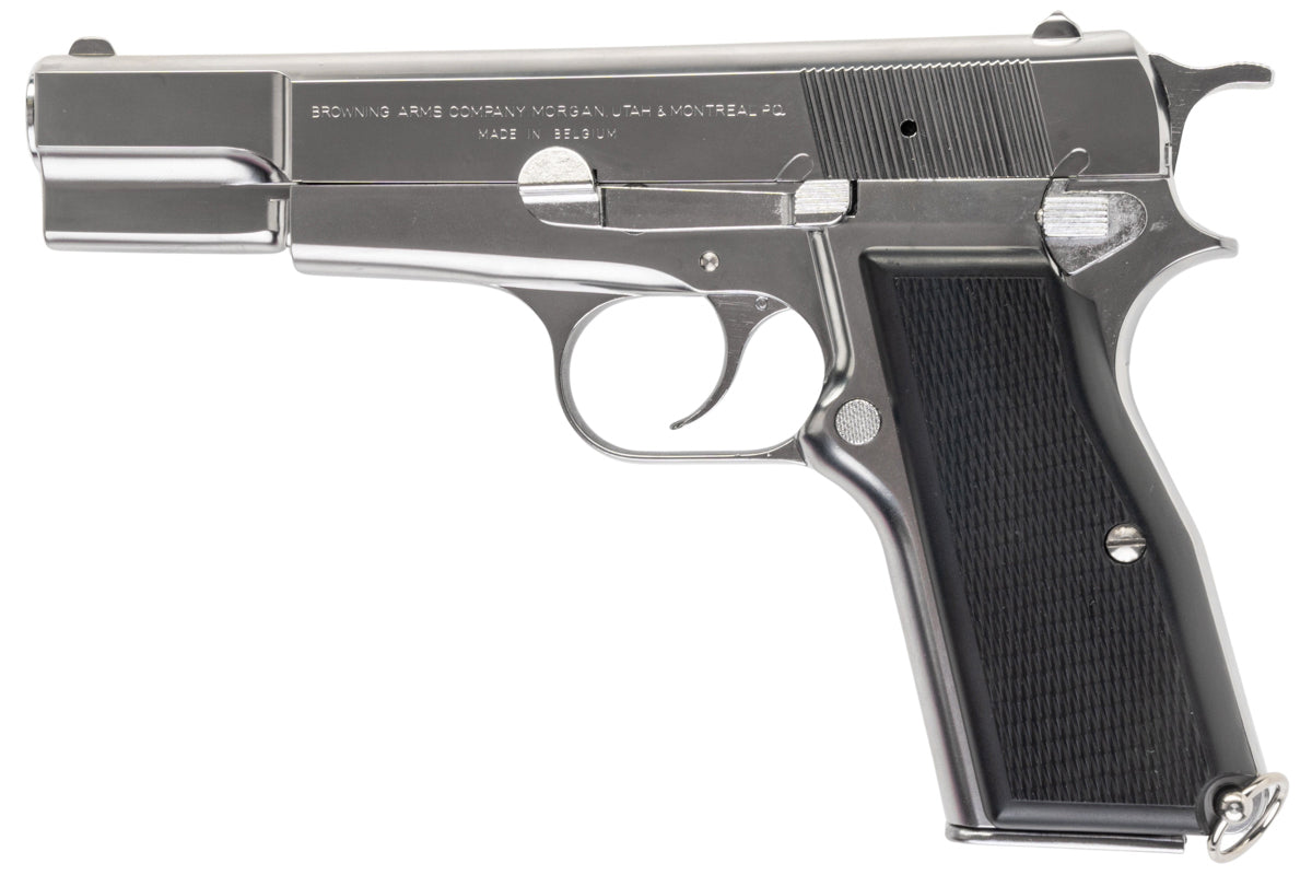 Marushin Browning Hi-Power Canadian Model Gun (Silver/ Black Grip)