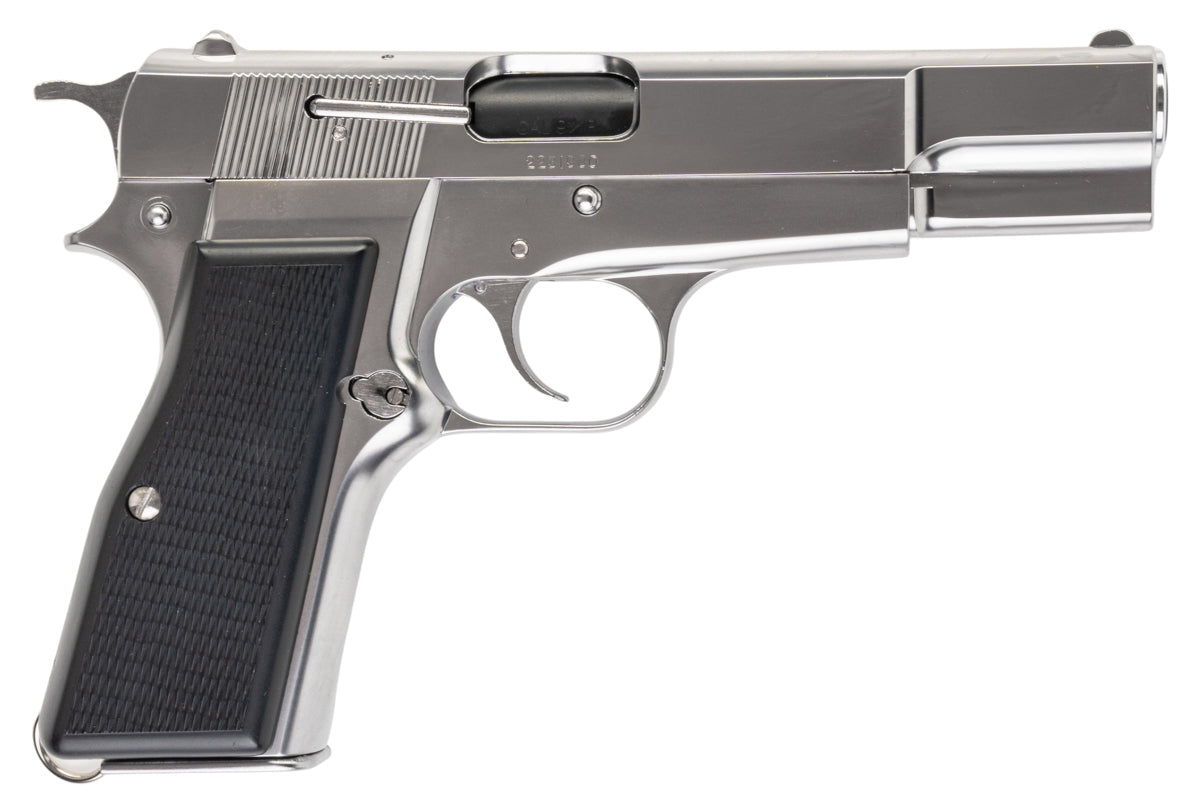 Marushin Browning Hi-Power Canadian Model Gun (Silver/ Black Grip)
