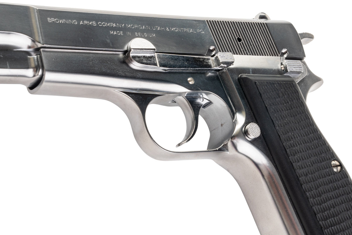 Marushin Browning Hi-Power Canadian Model Gun (Silver/ Black Grip)