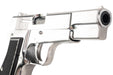 Marushin Browning Hi-Power Canadian Model Gun (Silver/ Black Grip)