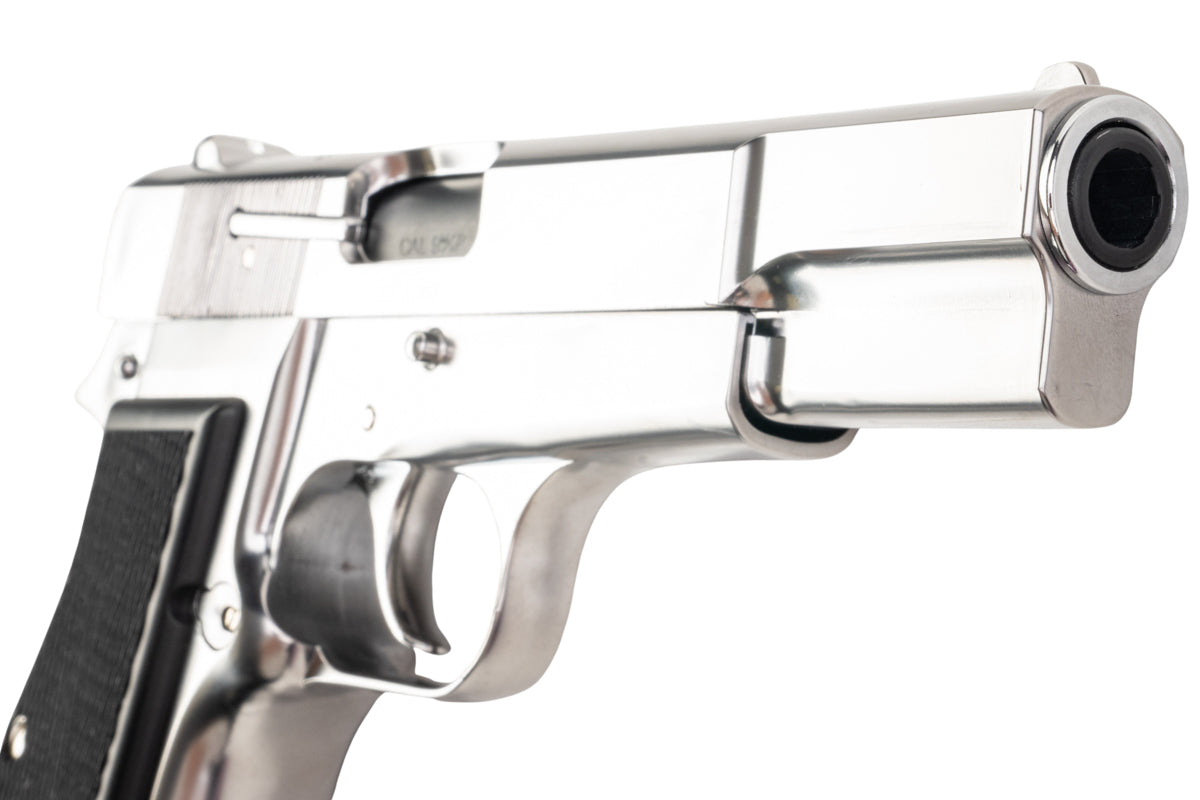 Marushin Browning Hi-Power Canadian Model Gun (Silver/ Black Grip)