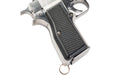 Marushin Browning Hi-Power Canadian Model Gun (Silver/ Black Grip)