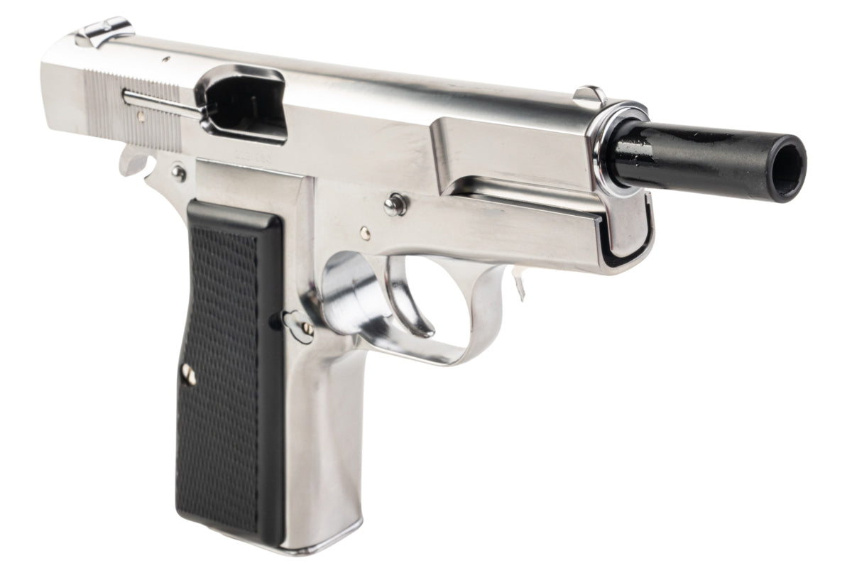 Marushin Browning Hi-Power Canadian Model Gun (Silver/ Black Grip)