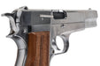 Marushin Browning Hi-Power Commercial Model Gun (Silver with Wood Grip)