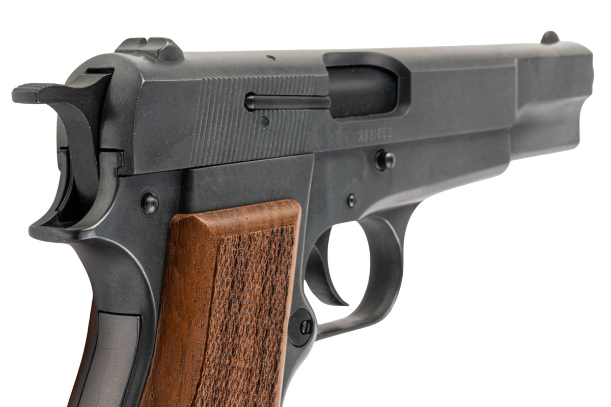 Marushin Browning Hi-Power Commercial Model Gun (Excellent Heavy Weight with Wood Grip)