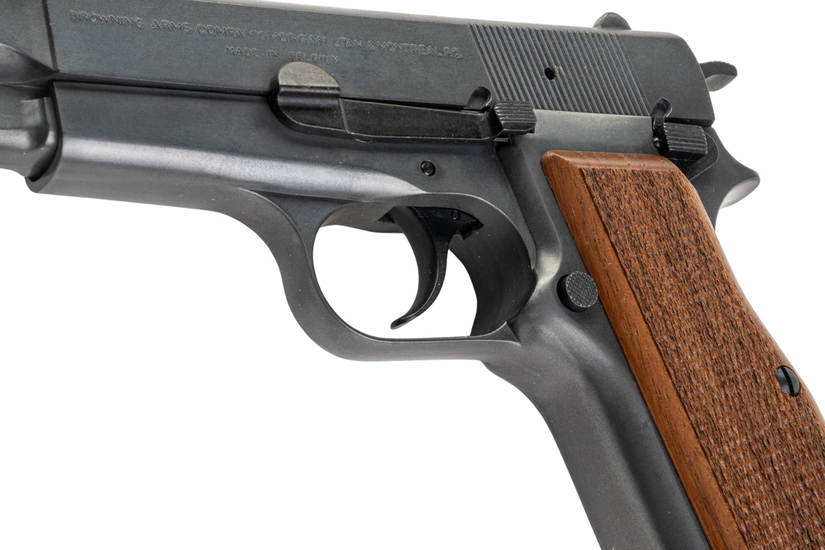 Marushin Browning Hi-Power Commercial Model Gun (Excellent Heavy Weight with Wood Grip)
