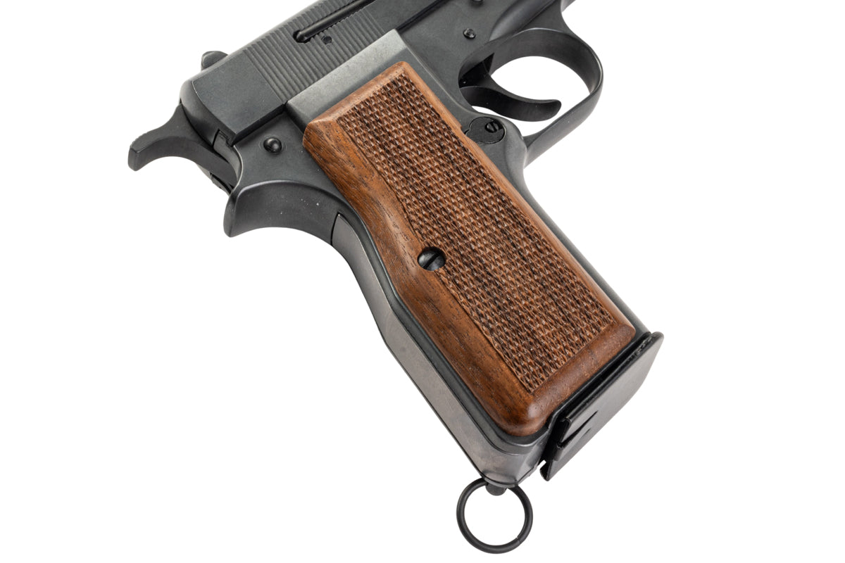 Marushin Browning Hi-Power Commercial Model Gun (Excellent Heavy Weight with Wood Grip)