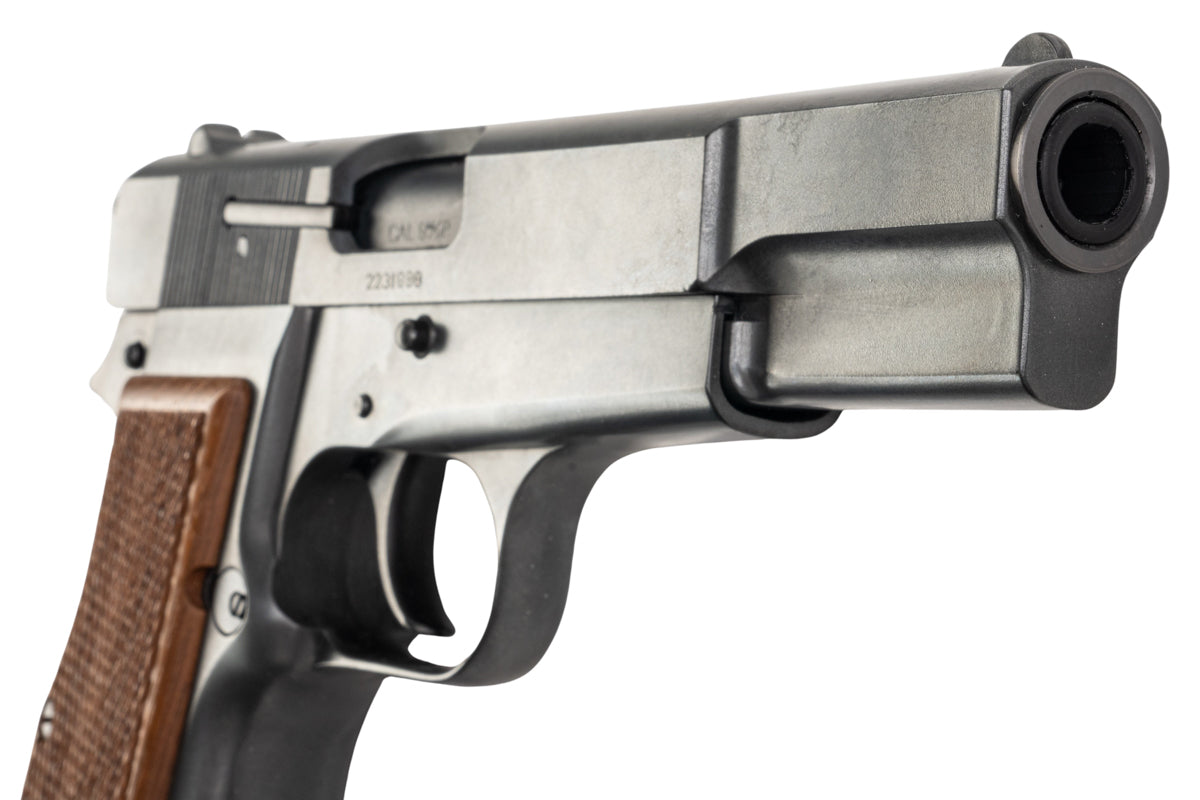 Marushin Browning Hi-Power Commercial Model Gun (Excellent Heavy Weight with Wood Grip)