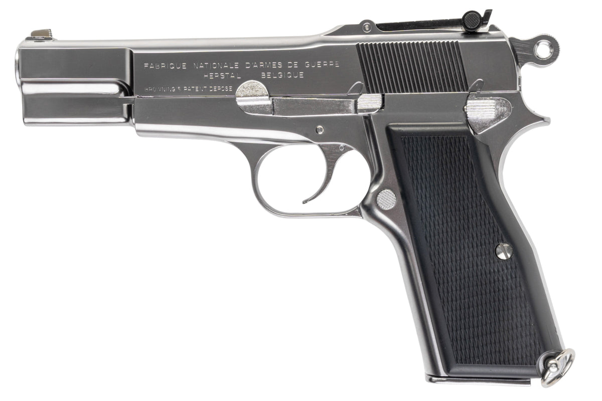 Marushin Browning Hi-Power Military Model Gun (Silver)