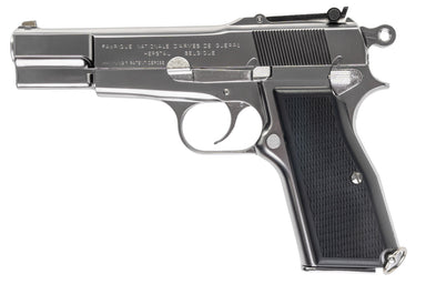 Marushin Browning Hi-Power Military Model Gun (Silver)