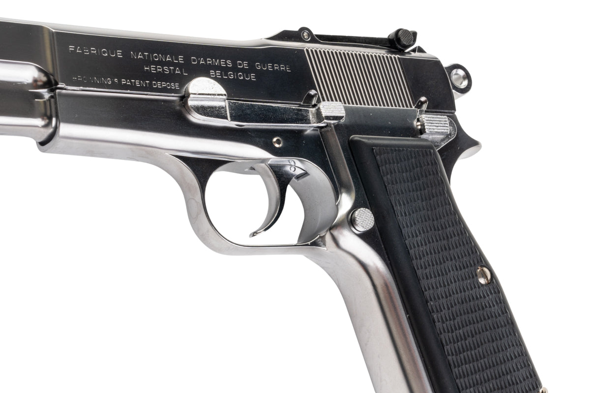 Marushin Browning Hi-Power Military Model Gun (Silver)