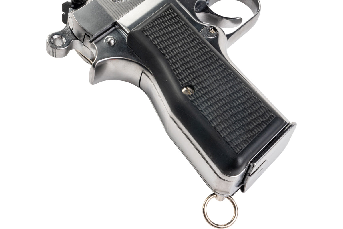 Marushin Browning Hi-Power Military Model Gun (Silver)