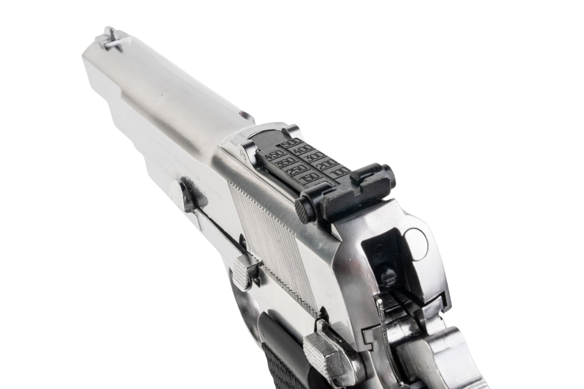 Marushin Browning Hi-Power Military Model Gun (Silver)