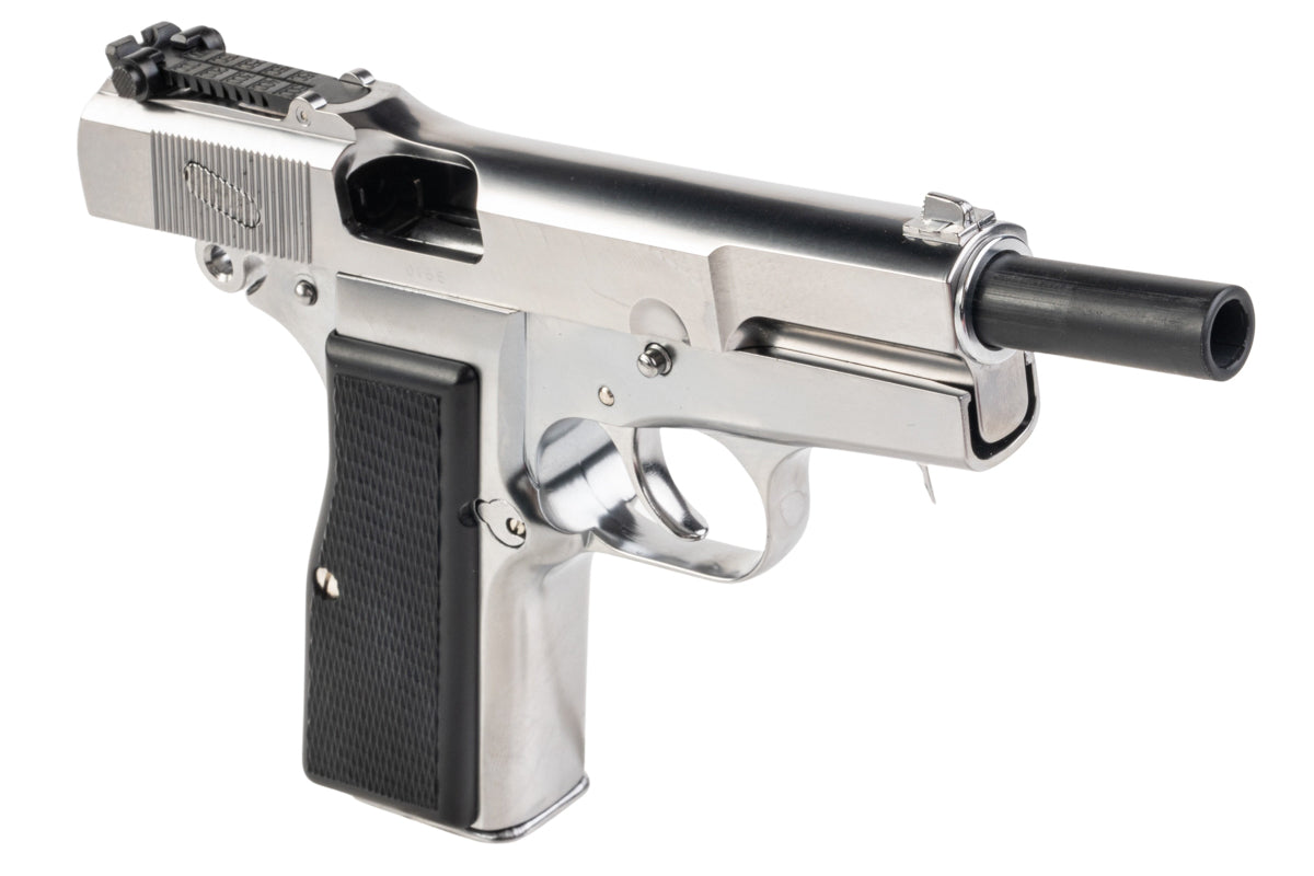 Marushin Browning Hi-Power Military Model Gun (Silver)