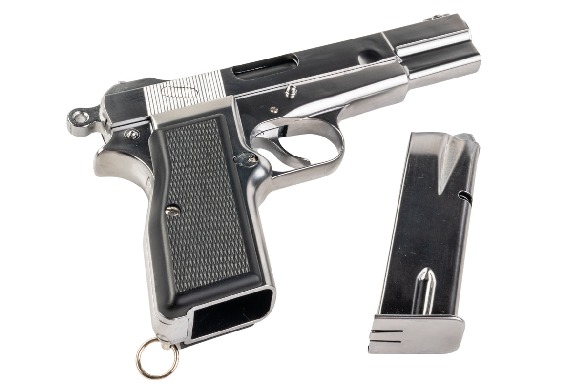 Marushin Browning Hi-Power Canadian Model Gun (Silver)