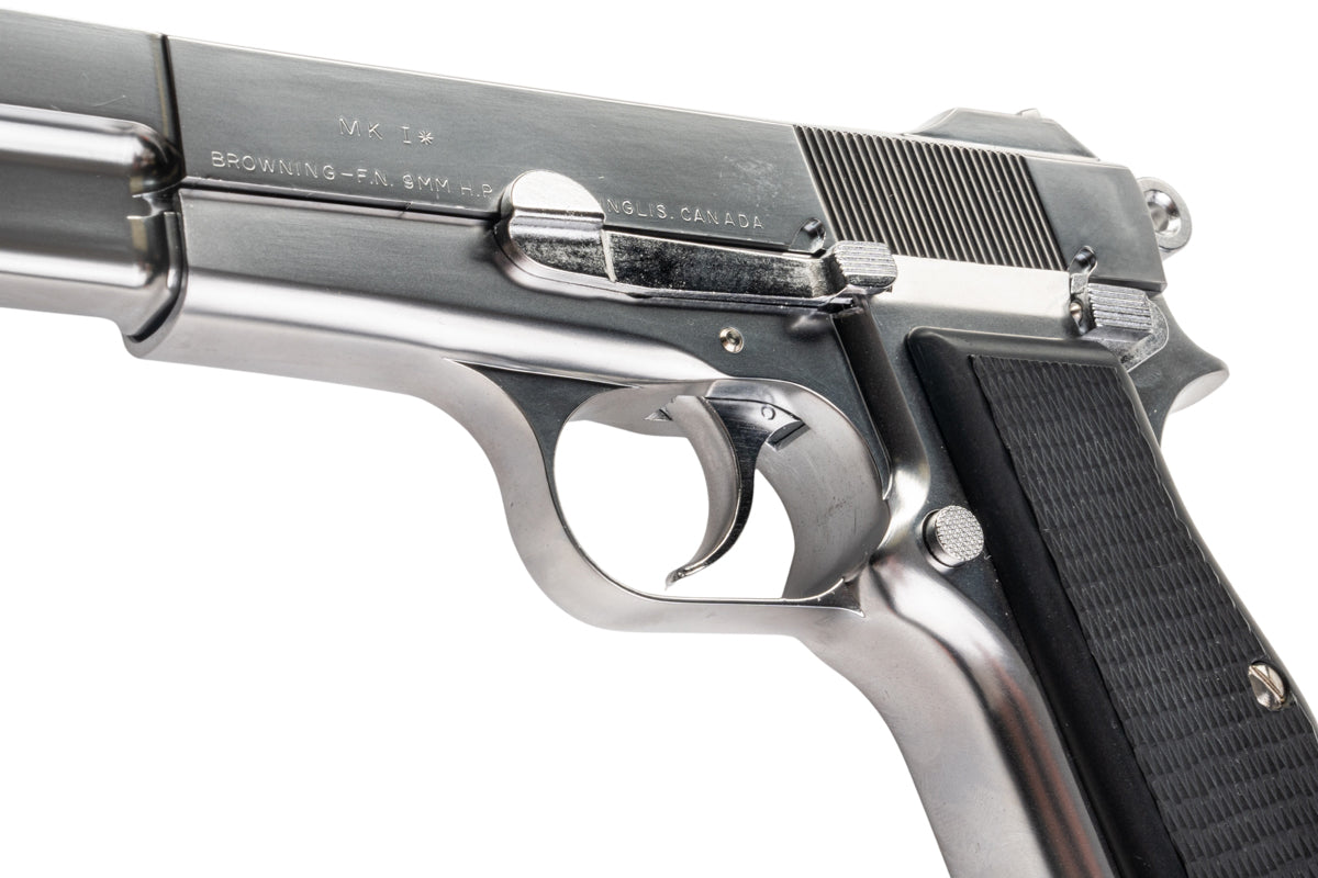 Marushin Browning Hi-Power Canadian Model Gun (Silver)