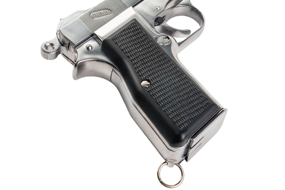 Marushin Browning Hi-Power Canadian Model Gun (Silver)