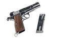 Marushin Browning Hi-Power Canadian Model Gun (Silver with Wood Grip)