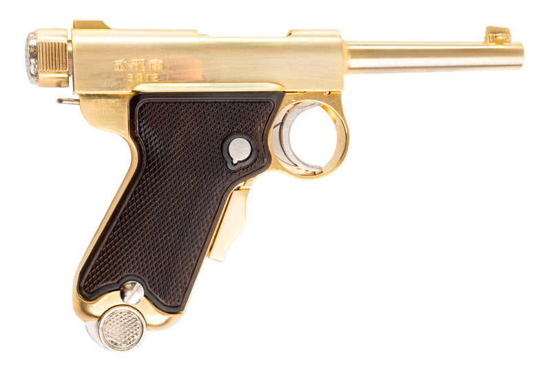 Marushin Baby Nambu Model Gun (Onshi Engraving/ Gold Plated)