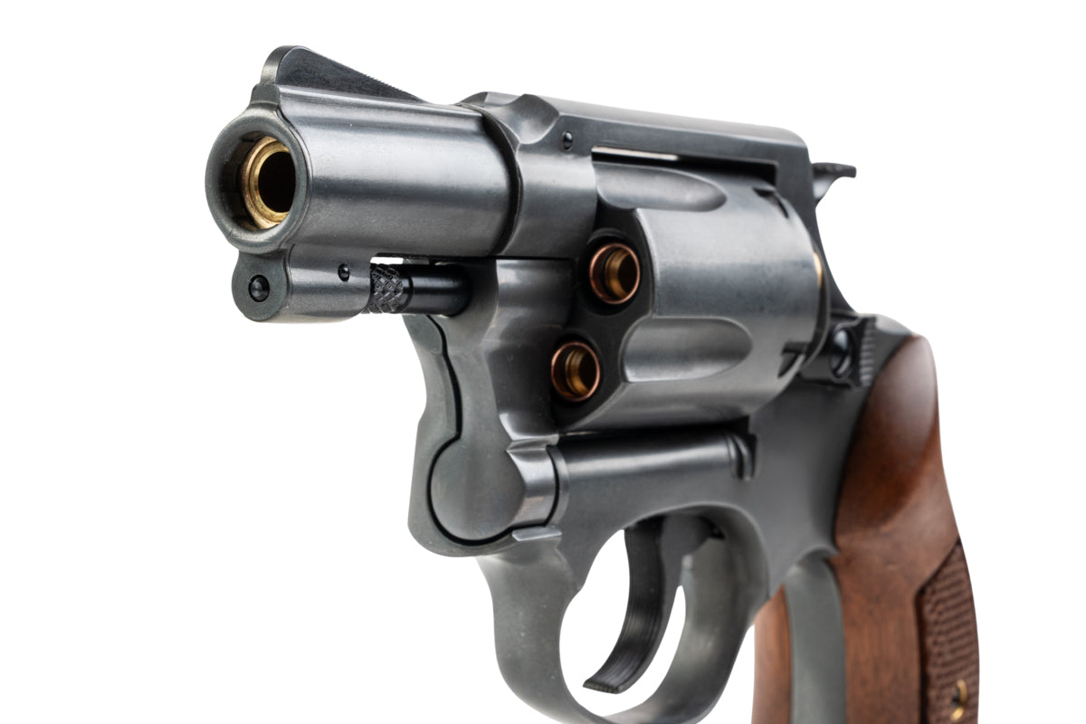 Marushin S&W M36 2inch Excellent HW Gas Revolver (Wood Grip)