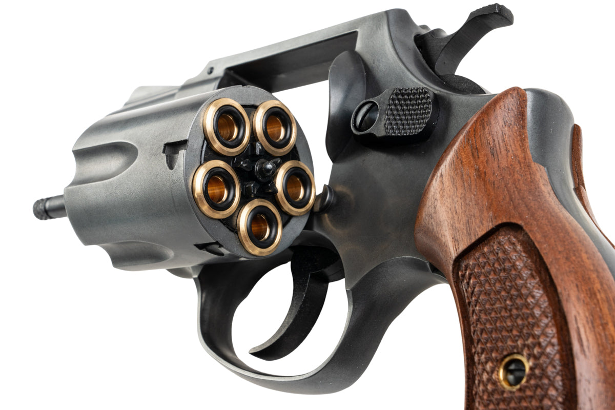 Marushin S&W M36 2inch Excellent HW Gas Revolver (Wood Grip)