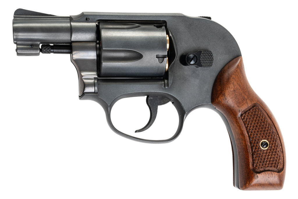 Marushin S&W M49 Excellent HW Gas Revolver (Real Wood Grip