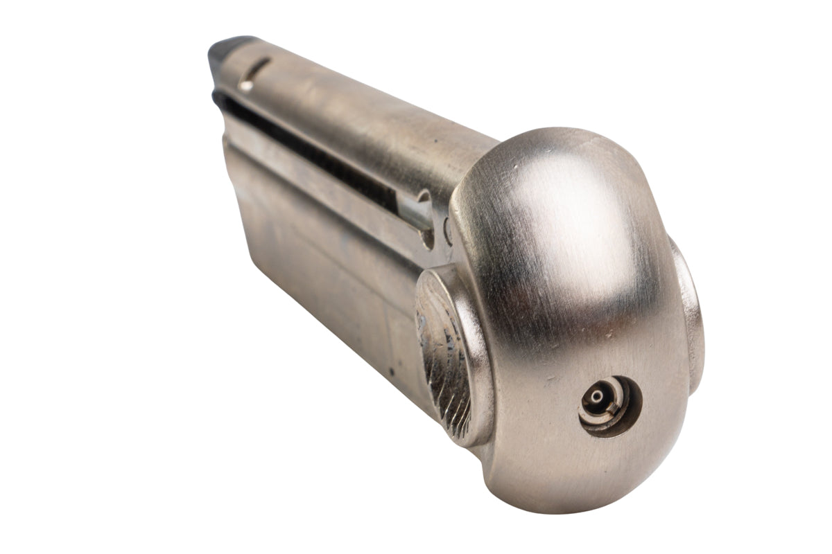 Marushin Nambu Type 14 Early Ver. GBB Airsoft Pistol (Silver/ Wood Grip)