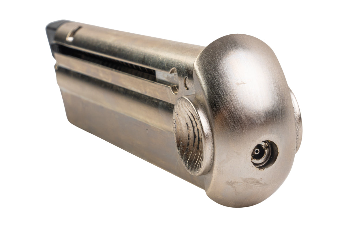 Marushin Nambu Type 14 Later Ver. Heavy Weight GBB Airsoft Pistol (Silver/ Wood Grip)