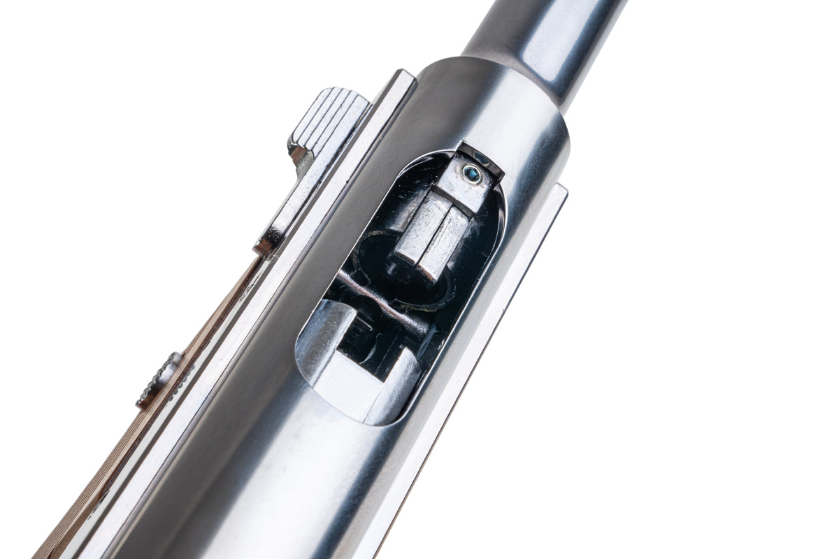 Marushin Nambu Type 14 Later Ver. Heavy Weight GBB Airsoft Pistol (Silver/ Wood Grip)