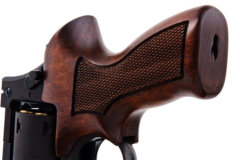 Marushin 3 inch Mateba Gas Revolver (Heavyweight Wood Grip Ver./ Black)