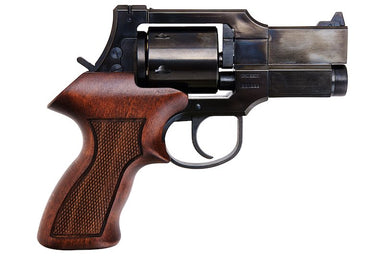 Marushin 3 inch Mateba Gas Revolver (Heavyweight Wood Grip Ver./ W Deep Black)