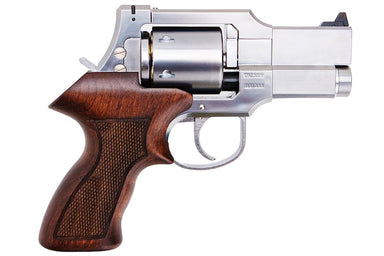 Marushin 3 inch Mateba Gas Revolver (Heavyweight Wood Grip Ver./ Silver)