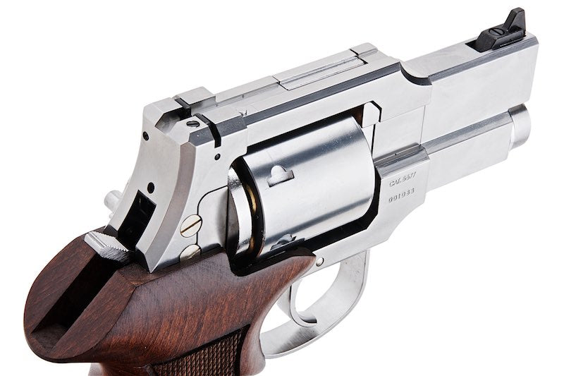 Marushin 3 inch Mateba Gas Revolver (Heavyweight Wood Grip Ver./ Silver)