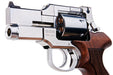 Marushin 3 inch Mateba Gas Revolver (Heavyweight Wood Grip Ver./ Silver)