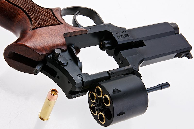 Marushin 4 inch Mateba Gas Revolver (Heavyweight Wood Grip
