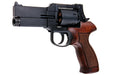 Marushin  4 inch Mateba Gas Revolver (Heavyweight Wood Grip Ver./ Matt Black)