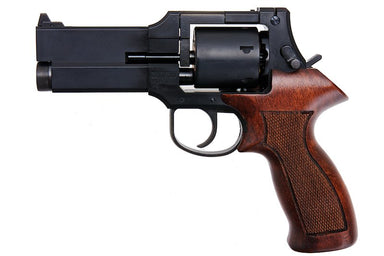 MARUSHIN／MATEBA 2006M + woodgrip Marushin 4 inch Mateba Gas Revolver (Heavyweight Wood Grip