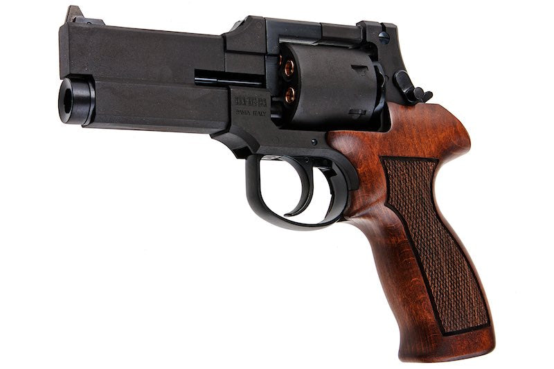 Marushin 4 inch Mateba Gas Revolver (Heavyweight Wood Grip Ver./ Black)