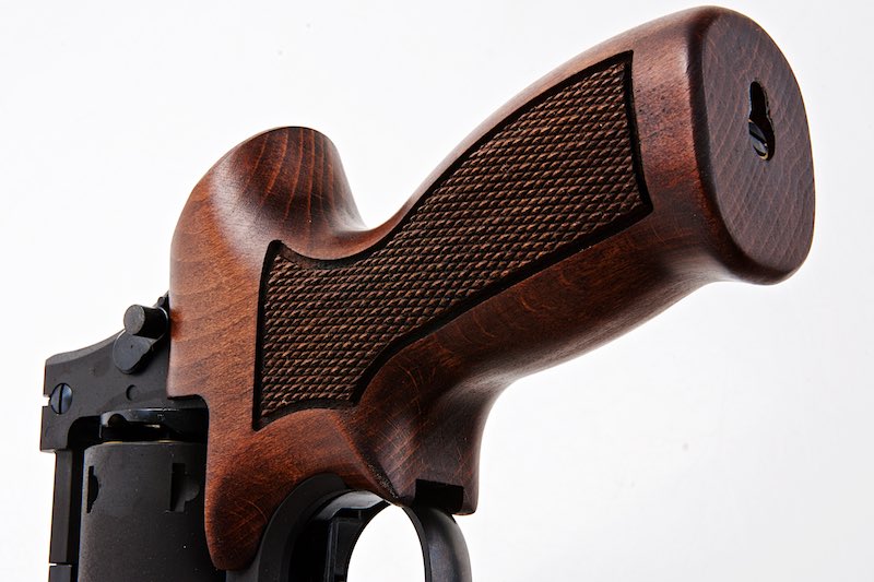 Marushin 4 inch Mateba Gas Revolver (Heavyweight Wood Grip Ver./ Black)