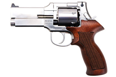 Marushin 4 inch Mateba Gas Revolver (Heavyweight Wood Grip Ver./ Silver)