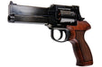 Marushin 5 inch Mateba Gas Revolver (Heavyweight Wood Grip Ver./ W Deep Black)