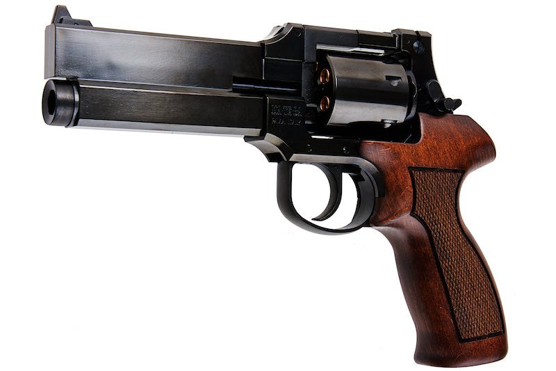 Marushin 5 inch Mateba Gas Revolver (Heavyweight Wood Grip Ver./ W Deep Black)