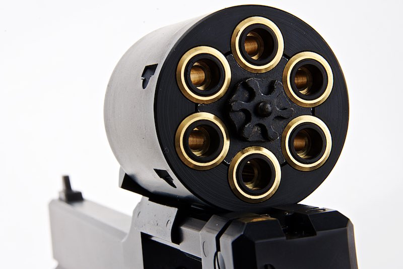 Marushin 6 inch Mateba Gas Revolver (Heavyweight Wood Grip Ver./ Matt Black)