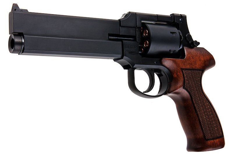 Marushin 6 inch Mateba Gas Revolver (Heavyweight Wood Grip Ver./ Matt Black)