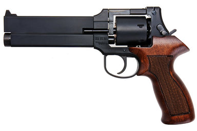 Marushin  6 inch Mateba Gas Revolver (Heavyweight Wood Grip Ver./ Matt Black)