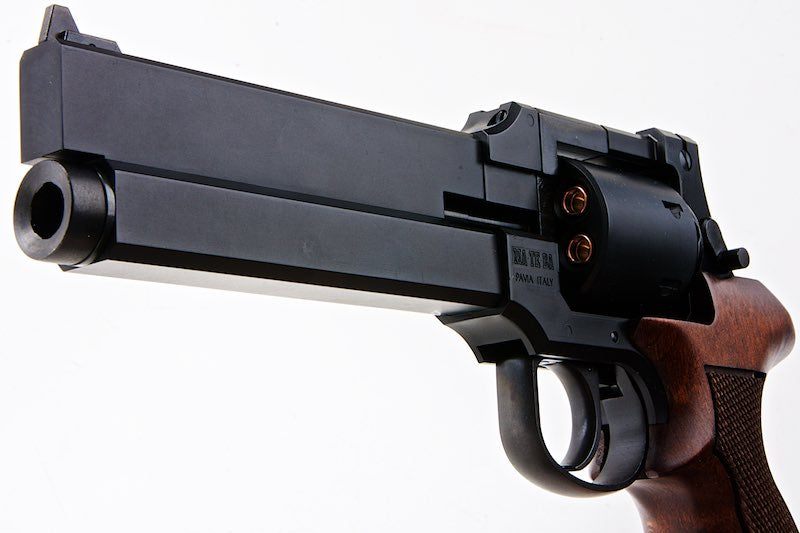 Marushin  6 inch Mateba Gas Revolver (Heavyweight Wood Grip Ver./ Matt Black)